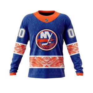 Personalized New York Islanders Specialized Native With Samoa Culture Unisex Sweatshirt SWS1846