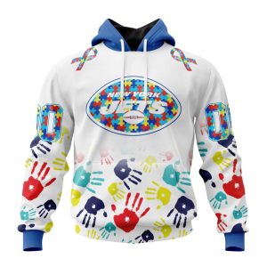 Personalized New York Jets Special Autism Awareness Hands Unisex Hoodie TH1185