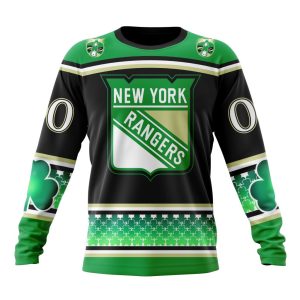 Personalized New York Rangers Specialized Hockey Celebrate St Patrick's Day Unisex Sweatshirt SWS1852