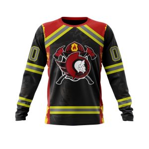 Personalized Ottawa Senators Honor Firefighter Unisex Sweatshirt SWS3737