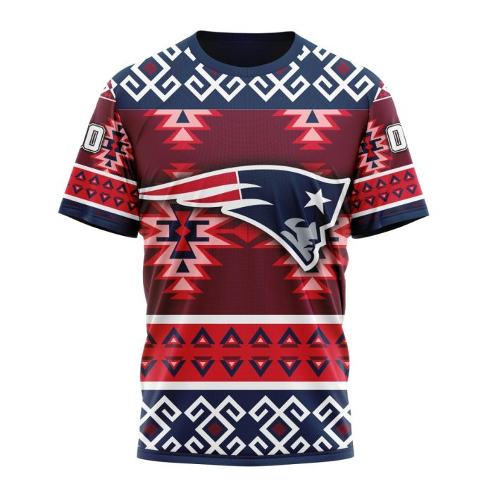 Personalized Pattern England Patriots Specialized Pattern Native Concepts Unisex Tshirt TS3678