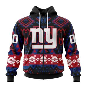 Personalized Pattern York Giants Specialized Pattern Native Concepts Unisex Zip Hoodie TZH1132