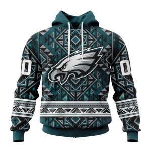 Personalized Philadelphia Eagles Specialized Pattern Native Concepts Unisex Hoodie TH1830