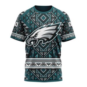 Personalized Philadelphia Eagles Specialized Pattern Native Concepts Unisex Tshirt TS3684