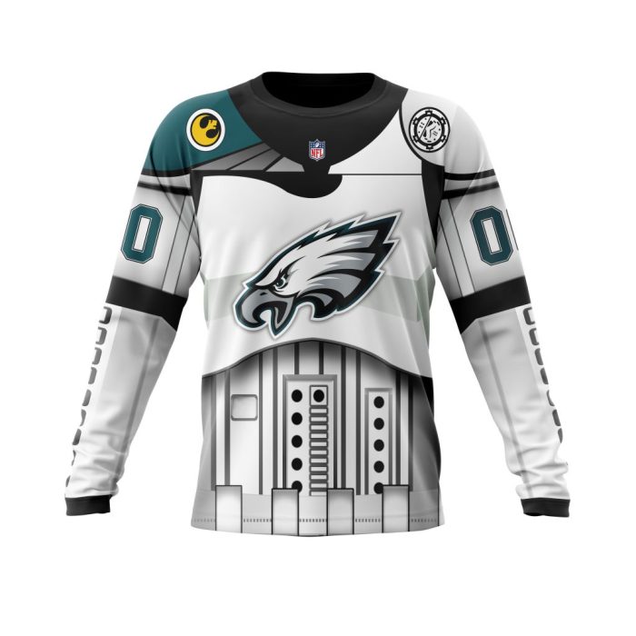Personalized Philadelphia Eagles Specialized Star Wars May The 4th Be With You Unisex Sweatshirt SWS968