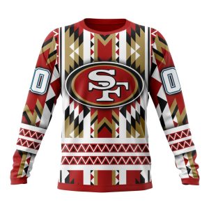 Personalized San Francisco 49ers Specialized Pattern Native Concepts Unisex Sweatshirt SWS975