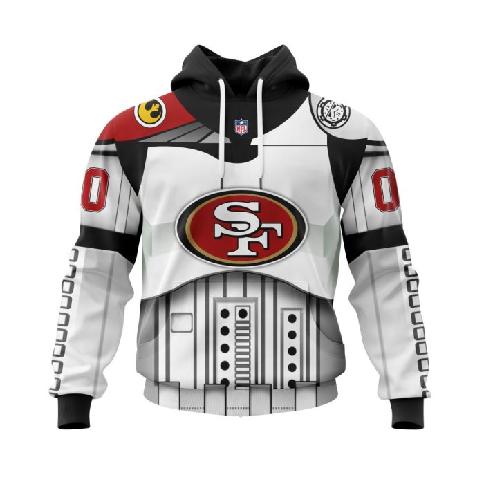 Personalized San Francisco 49ers Specialized Star Wars May The 4th Be With You Unisex Hoodie TH1839