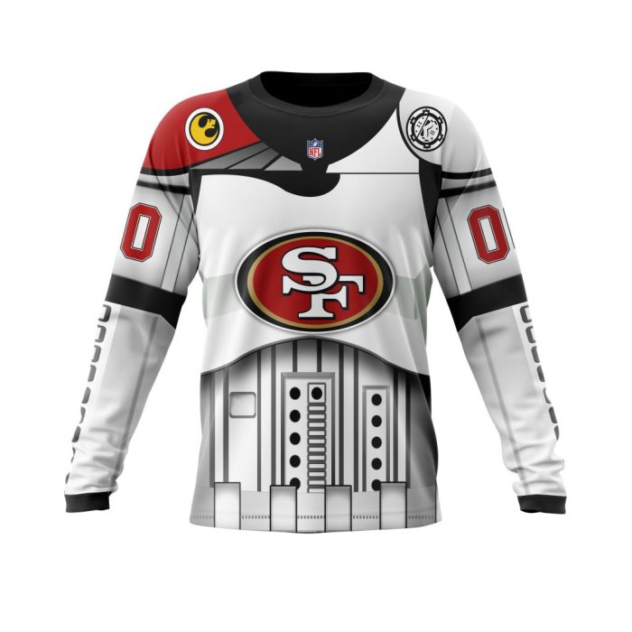 Personalized San Francisco 49ers Specialized Star Wars May The 4th Be With You Unisex Sweatshirt SWS976