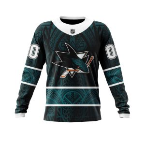 Personalized San Jose Sharks Specialized Native With Samoa Culture Unisex Sweatshirt SWS3766