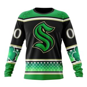 Personalized Seattle Kraken Specialized Hockey Celebrate St Patrick's Day Unisex Sweatshirt SWS3771