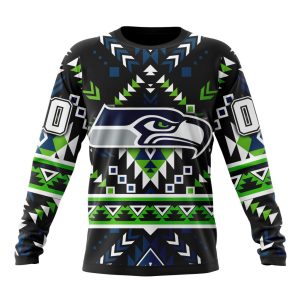 Personalized Seattle Seahawks Specialized Pattern Native Concepts Unisex Sweatshirt SWS979