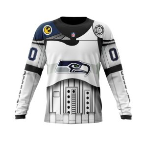 Personalized Seattle Seahawks Specialized Star Wars May The 4th Be With You Unisex Sweatshirt SWS980