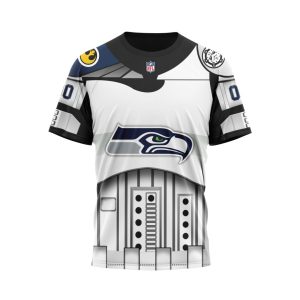 Personalized Seattle Seahawks Specialized Star Wars May The 4th Be With You Unisex Tshirt TS3697
