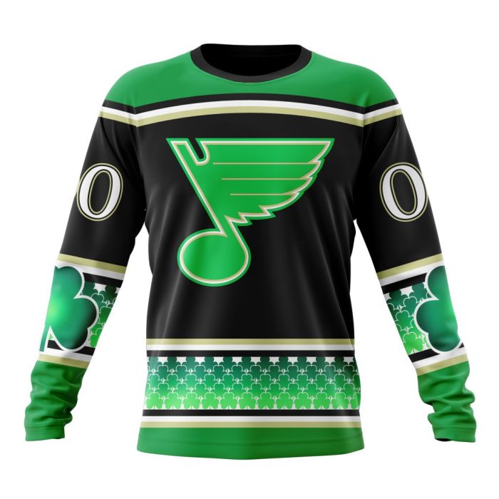 Personalized St. Louis Blues Specialized Hockey Celebrate St Patrick's Day Unisex Sweatshirt SWS3780