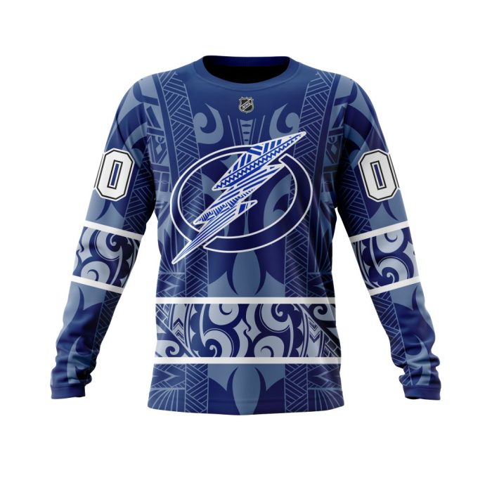 Personalized Tampa Bay Lightning Specialized Native With Samoa Culture Unisex Sweatshirt SWS3792