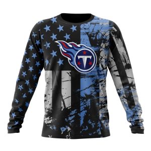 Personalized Tennessee Titans Classic Grunge American Flag Unisex Sweatshirt SWS985
