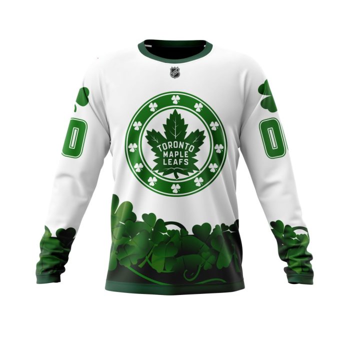 Personalized Toronto Maple Leafs Happy St.Patrick Days Unisex Sweatshirt SWS3795