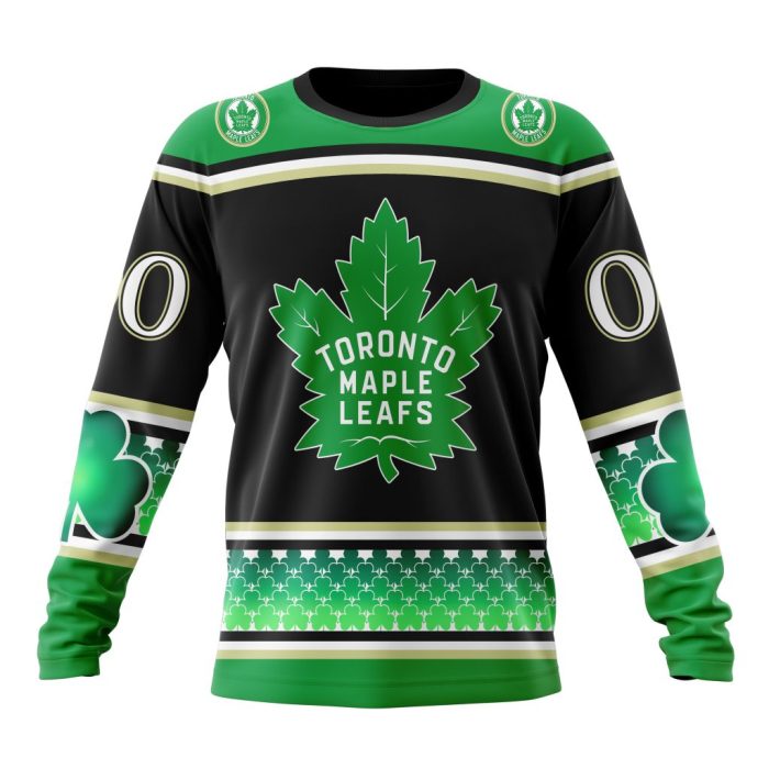 Personalized Toronto Maple Leafs Specialized Hockey Celebrate St Patrick's Day Unisex Sweatshirt SWS3798