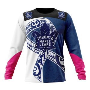 Personalized Toronto Maple Leafs Specialized Samoa Fights Cancer Unisex Sweatshirt SWS3802