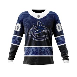 Personalized Vancouver Canucks Specialized Native With Samoa Culture Unisex Sweatshirt SWS3810