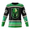 Personalized Vegas Golden Knights Specialized Hockey Celebrate St Patrick's Day Unisex Sweatshirt SWS3816