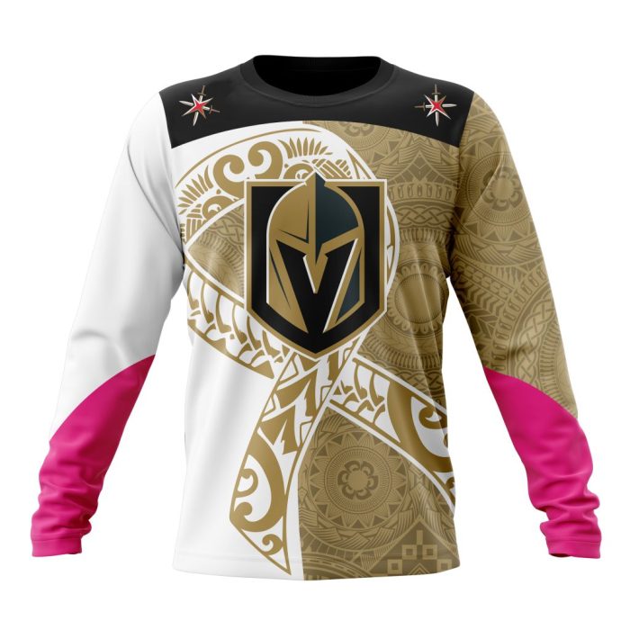 Personalized Vegas Golden Knights Specialized Samoa Fights Cancer Unisex Sweatshirt SWS3820