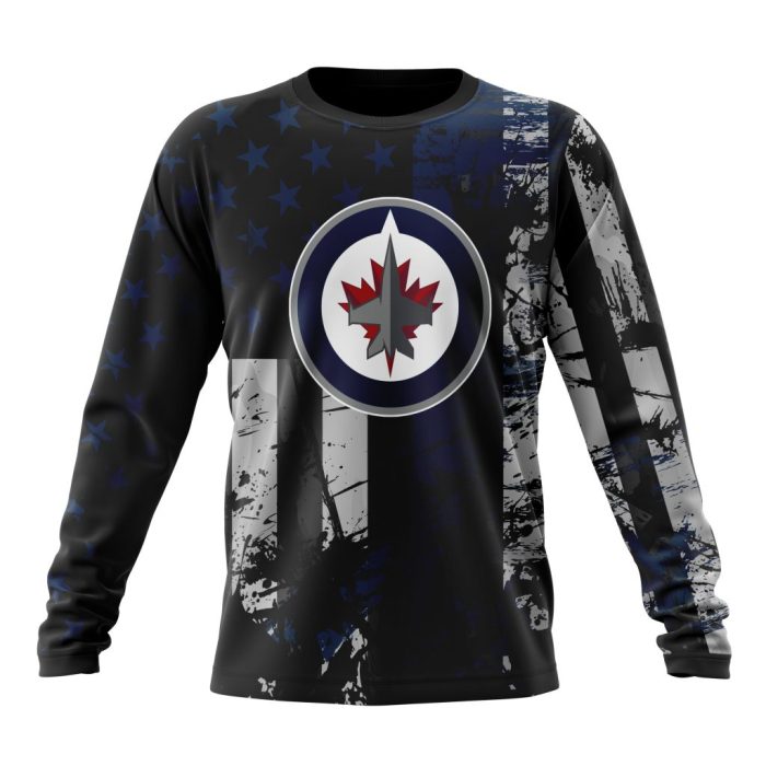 Personalized Winnipeg Jets Specialized Jersey For America Unisex Sweatshirt SWS3834