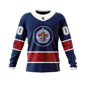 Personalized Winnipeg Jets Specialized Native With Samoa Culture Unisex Sweatshirt SWS3836