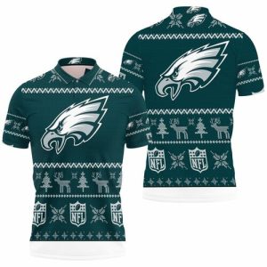 Philadelphia Eagles NFL Ugly Christmas Polo Shirt PLS2959