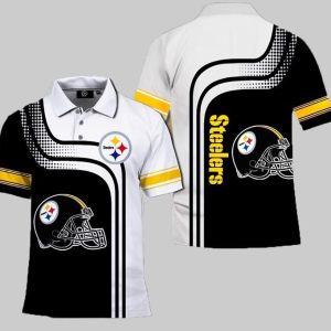 Pittsburgh Steelers Polo Shirt Graphic Polo Shirt PLS2949