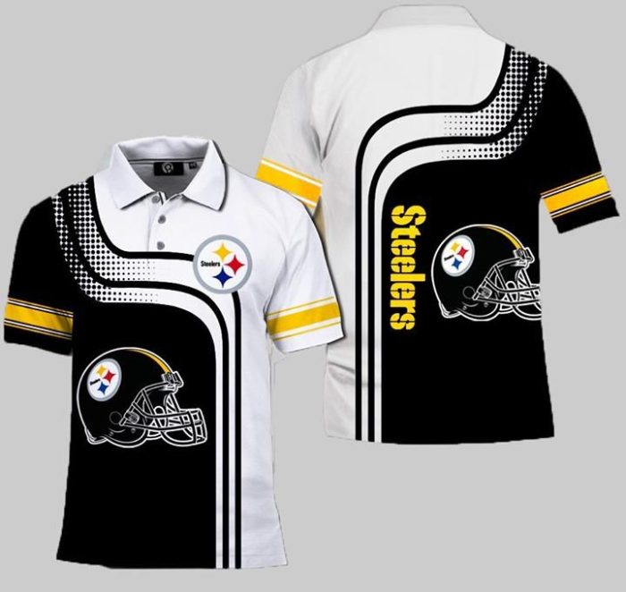 Pittsburgh Steelers Polo Shirt Graphic Polo Shirt PLS2949