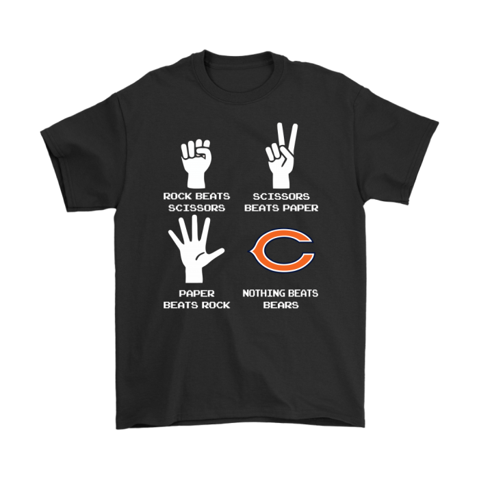 Rock Paper Scissors Nothing Beats The Chicago Bears Unisex T-Shirt Kid T-Shirt LTS1570
