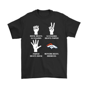 Rock Paper Scissors Nothing Beats The Denver Broncos Unisex T-Shirt Kid T-Shirt LTS1283