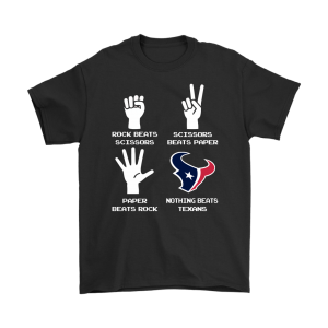 Rock Paper Scissors Nothing Beats The Houston Texans Unisex T-Shirt Kid T-Shirt LTS4264
