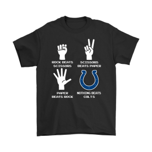 Rock Paper Scissors Nothing Beats The Indianapolis Colts Unisex T-Shirt Kid T-Shirt LTS2650