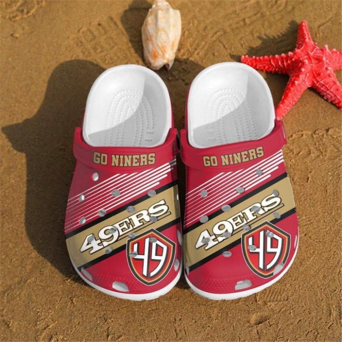 San Francisco 49ers Go Niners Crocs Crocband Clog Shoes BCL1259