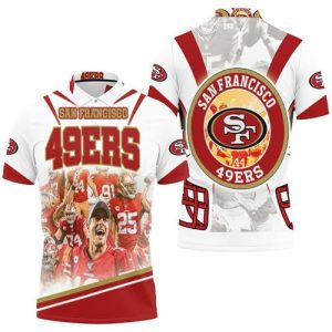 San Francisco 49ers Logo NFC West Division Champions Super Bowl 2021 Polo Shirt PLS3441