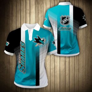 San Jose Sharks Polo Shirt Cool Design Summer PLS3274