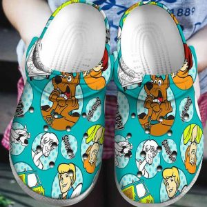 Scared Face Scooby-doo Crocs Crocband Clog Comfortable Water Shoes BCL1752