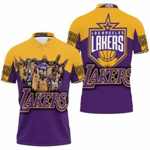Shaquille Oneal 34 Los Angeles Lakers NBA Western Conference Polo Shirt PLS2820
