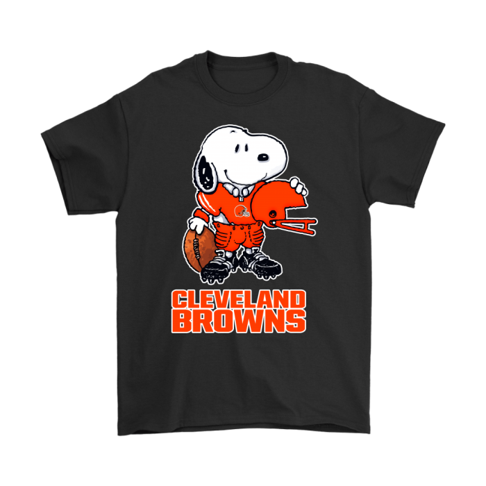 Snoopy A Strong And Proud Cleveland Browns Player Unisex T-Shirt Kid T-Shirt LTS2097