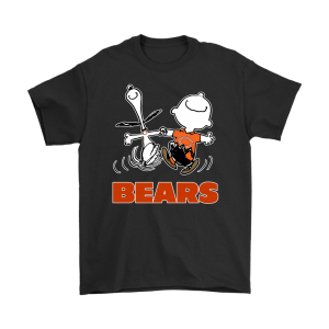 Snoopy And Charlie Brown Happy Chicago Bears Fans Unisex T-Shirt Kid T-Shirt LTS1567