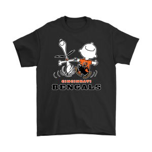 Snoopy And Charlie Brown Happy Cincinnati Bengals Fans Unisex T-Shirt Kid T-Shirt LTS1831