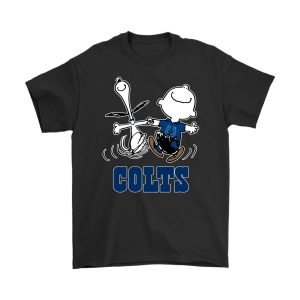 Snoopy And Charlie Brown Happy Indianapolis Colts Fans Unisex T-Shirt Kid T-Shirt LTS2647