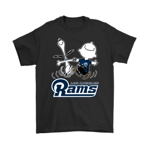 Snoopy And Charlie Brown Happy Los Angeles Rams Fans Unisex T-Shirt Kid T-Shirt LTS3450