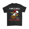 Snoopy And Woodstock I Only Roll With The Atlanta Falcons Unisex T-Shirt Kid T-Shirt LTS725