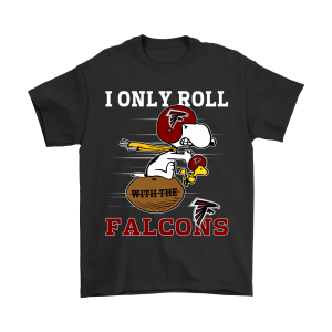Snoopy And Woodstock I Only Roll With The Atlanta Falcons Unisex T-Shirt Kid T-Shirt LTS725