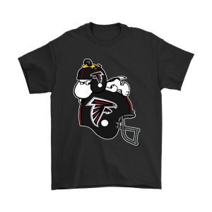Snoopy And Woodstock Resting On Atlanta Falcons Helme Unisex T-Shirt Kid T-Shirt LTS727