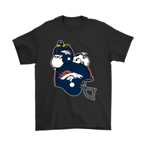 Snoopy And Woodstock Resting On Denver Broncos Helmet Unisex T-Shirt Kid T-Shirt LTS1262