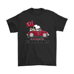 Snoopy And Woodstock Ride The Atlanta Falcons Car Unisex T-Shirt Kid T-Shirt LTS728